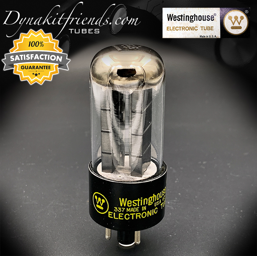 5Y3GT WESTINGHOUSE NOS/NIB Black Plates D Getter Tube Rectifier Made in USA \'63